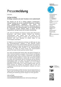 Eurobarometer - Tierschutzverein Eisenach