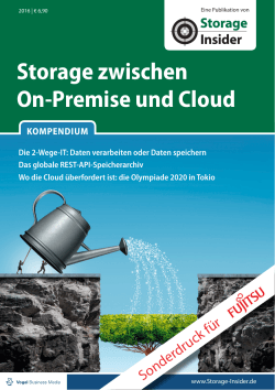 Storage zwischen On-Premise und Cloud