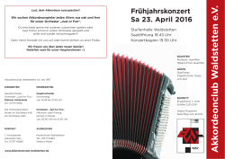 zum Konzertprogramm - Akkordeonclub Waldstetten eV