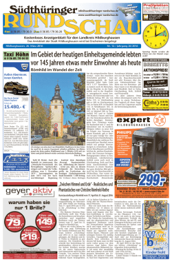 Im Gebiet der heutigen Einheitsgemeinde lebten vor 145 Jahren