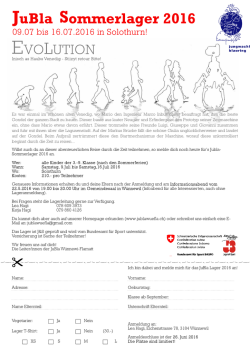 Lageranmeldung _ Masterlayout - Jubla Wünnewil