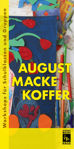 august macke koffer - August-Macke-Haus