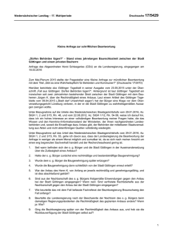 Drs. 17/5429  - Nieders&auml;chsischer Landtag