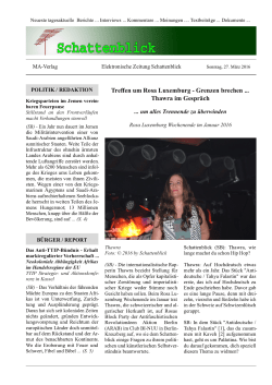 Schattenblick Druckausgabe