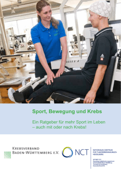 Sport, Bewegung und Krebs - Krebsverband Baden