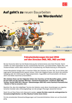 KBS 960, 961, 963, 965 Baustellenvorschau