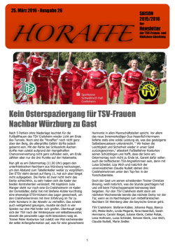 horaffe - TSV Crailsheim