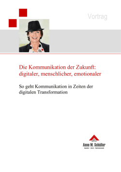 Neuer Vortrag zum neuen Buch