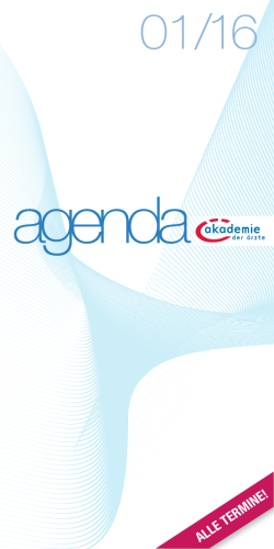 agenda - Österreichische Akademie der Ärzte