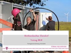 Vortrag der Telekom zum Breitbandausbau in der Gemeinde Elsendorf