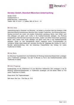 iteratec GmbH, Standort M&uuml;nchen