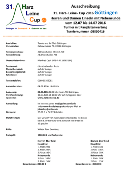 Herren - bei TSC G&ouml;ttingen