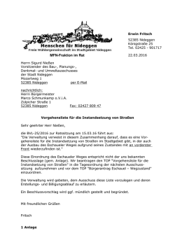 Instandsetzung von Stra&szlig;en