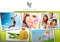 Produktkatalog - Aloe Vera Info + Forever Shop