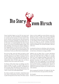 Die Storyvom Hirsch