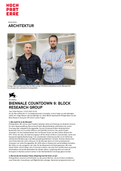 Architektur - Block Research Group