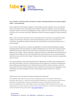 Wann brauchen Kinder und Jugendliche Hilfe oder Unterstützung