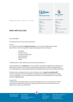 Infoblatt - R&ouml;beler Segler
