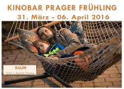 6. April - Kinobar Prager Frühling