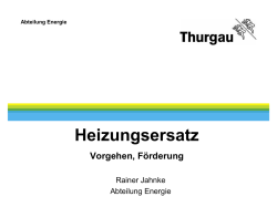 Heizungsersatz