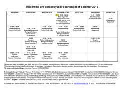 geht es zum Programm... - Ruderklub am Baldeneysee eV
