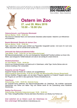 Programm Ostern 2016