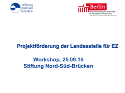 Workshop_25.09.2015 - Stiftung Nord-Süd