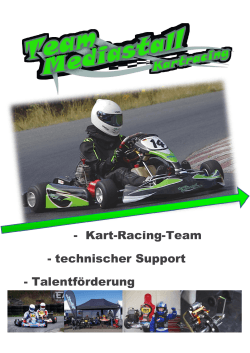 Kart-Racing-Team - technischer Support