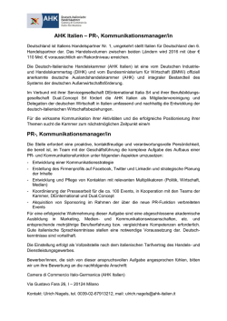 Infos - AHK Italien