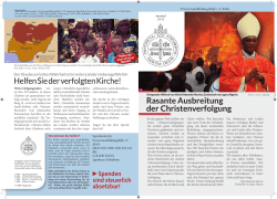 Journal M&auml;rz 2016 - Die P&auml;pstliche Universit&auml;t Santa Croce