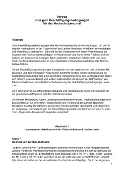 Zum Rahmenvertrag für gute Beschäftigungsbedingungen