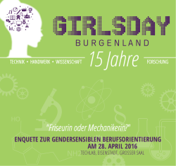 girlsday - Burgenland