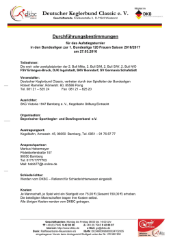 Durchf&uuml;hrungsbestimmungen