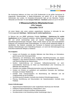2 Wissenschaftliche Mitarbeiter/innen