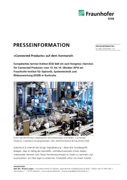 presseinformation - Fraunhofer IOSB - Fraunhofer