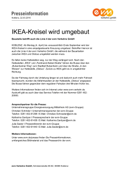 IKEA-Kreisel wird umgebaut