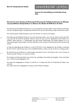Hinweise f&uuml;r den Antrag auf &Auml;nderung/Verk&uuml;rzung