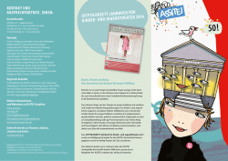 Jubil&auml;umsflyer