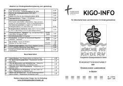 KIGO-Info 2/2016 - Verband für Kindergottesdienst der Ev