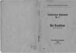 Reglement Der Karabiner (K11 und K31) (1939)