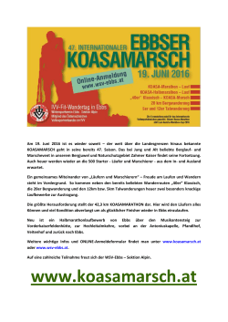 47. Int. Ebbser Koasamarsch