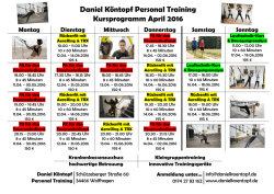 HIER - Daniel K&ouml;ntopf Personal Training