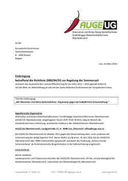 Eingabetext - Alternative und Gr&uuml;ne