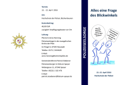 Infoflyer und Anmeldeformular ()