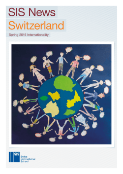 SIS News Switzerland - SIS Swiss International School