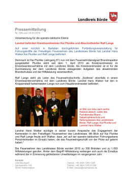 Landkreis Börde Pressemitteilung