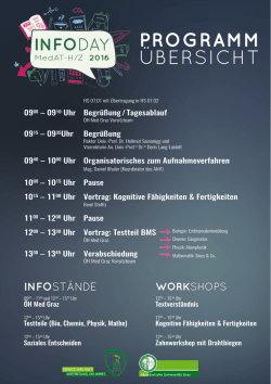informativen Vorträgen