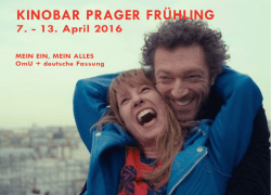 13. April - Kinobar Prager Frühling