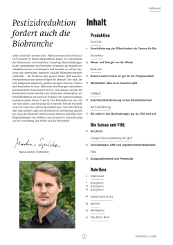 und Editorial - Bioaktuell.ch