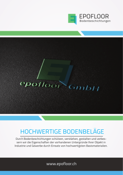 hochwertige bodenbel&auml;ge epofloor